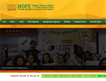 Tablet Screenshot of isshk-hope.org